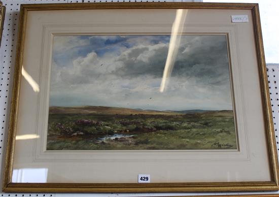 Wycliffe Eggington watercolour landscape
